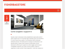 Tablet Screenshot of fisherbagstore.it